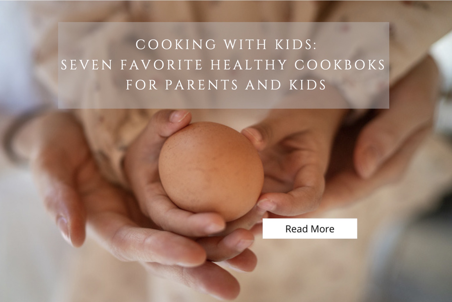 Banner, cooking with kids, recipes, healthy food